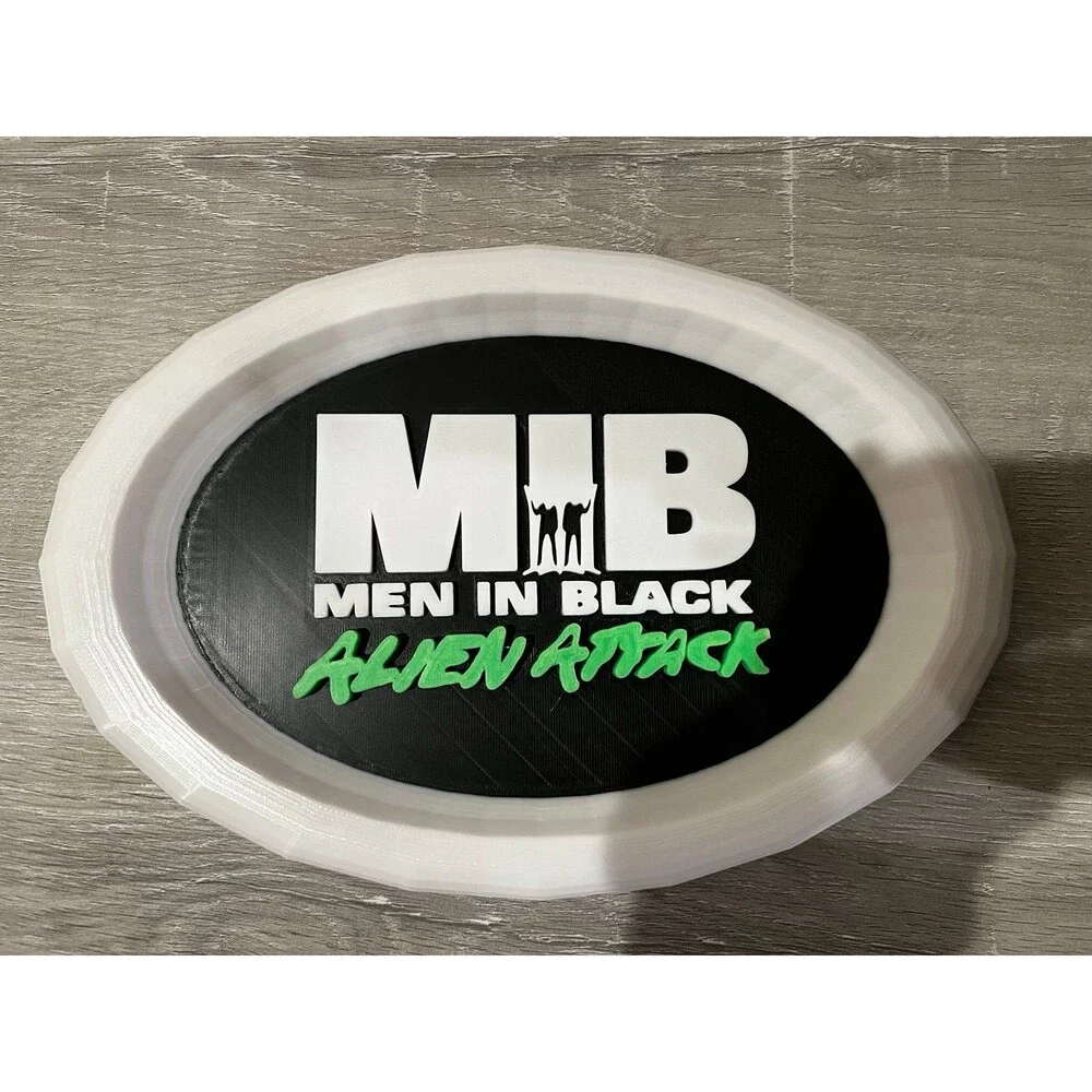 Men In Black Alien Attack Ride Universal Studios Orlando Sign Glow In The Dark
